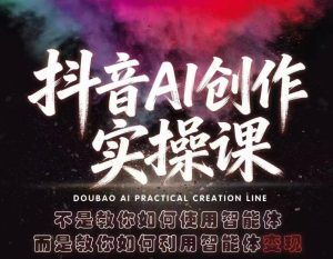 抖音AI创作实操课，不是教你如何使用智能体而是教你如何利用智能体查现-琴书聊项目