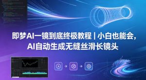 即梦AI一镜到底终极教程｜小白也能会，AI自动生成无缝丝滑长镜头-琴书聊项目