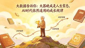 付费文章：大数据告诉你：大器晚成是人生常态，AI 时代依然适用的成长规律-琴书聊项目