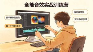 全能音效实战训练营：数千种分类音效+数十个FCPX工程，告别音效单一，剪出电影质感-琴书聊项目