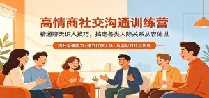 高情商社交沟通训练营：精通聊天识人技巧，搞定各类人际关系从容处世-琴书聊项目