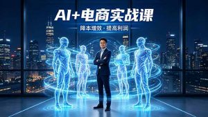 AI+电商实战课，1人+N个AI 智能体，把SOP变AI员工，实现降本增效提高利润-琴书聊项目