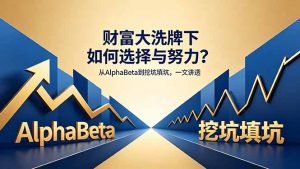 付费文章：财富大洗牌下如何选择与努力？从AlphaBeta到挖坑填坑，一文讲透-琴书聊项目