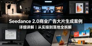 Seedance 2.0商业广告大片生成案例详细讲解｜从实操到落地全拆解-琴书聊项目