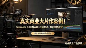 真实商业大片作案例！Seedance 2.0参数设置+后期优化，教你落地商业广告-琴书聊项目