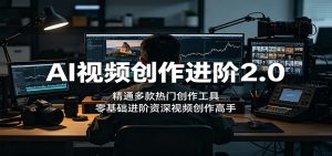 AI视频创作进阶2.0：精通多款热门创作工具，零基础进阶资深视频创作高手-琴书聊项目