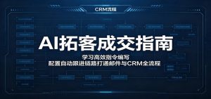 AI拓客成交指南：学习高效指令编写，配置自动跟进链路打通邮件与CRM全流程-琴书聊项目