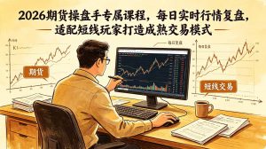2026期货操盘手专属课程-更新6月，每日实时行情复盘，适配短线玩家打造成熟交易模式-琴书聊项目