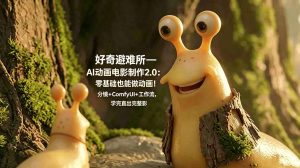 好奇避难所—AI动画电影制作2.0:零基础也能做动画!分镜+ComfyUI+工作流,学完直出完整影片-琴书聊项目
