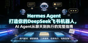 Hermes Agent打造你的DeepSeek飞书机器人，AI Agent从聊天到执行的完整指南-琴书聊项目