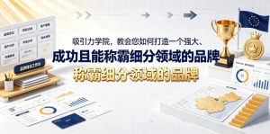 吸引力学院，教会您如何打造一个强大、成功且能称霸细分领域的品牌！【原创双语字幕】-琴书聊项目