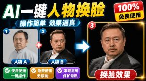 纯离线本地运行！AI一键人物lian部替换软件，支持图片换lian，效果逼真，最便捷换lian工具FaceSwap-琴书聊项目